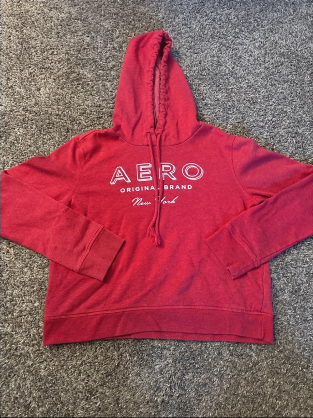 Aeropostale Red Hoodie Sweatshirt
